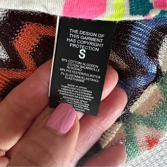 CUSTO BARCELONA WOMEN TOP SIZE S MULTIPLE COLOR - Picture 9 of 15